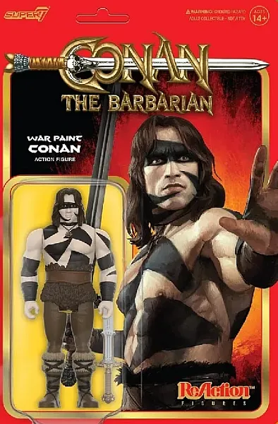 CONAN THE BARBARIAN REACTION ACTION FIGURE WAVE 2 CONAN (WAR PAINT) 10 CM